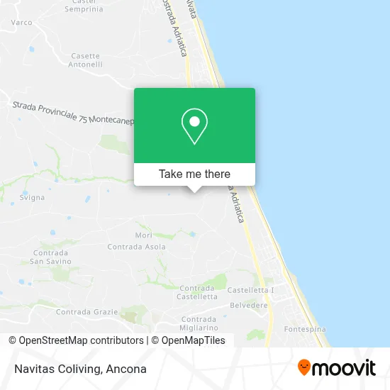 Navitas Coliving map