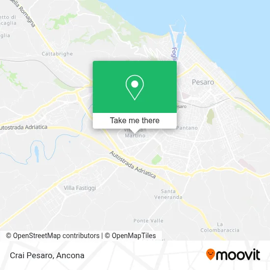 Crai Pesaro map