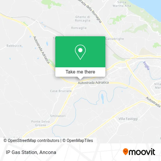 IP Gas Station map