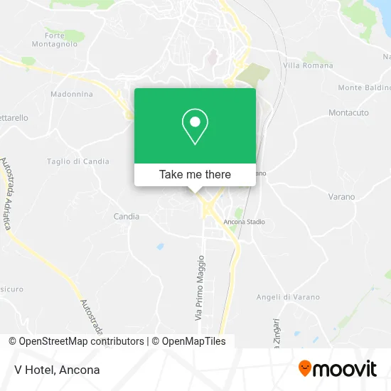 V Hotel map
