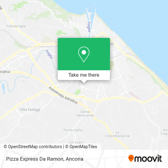 Pizza Express Da Ramon map