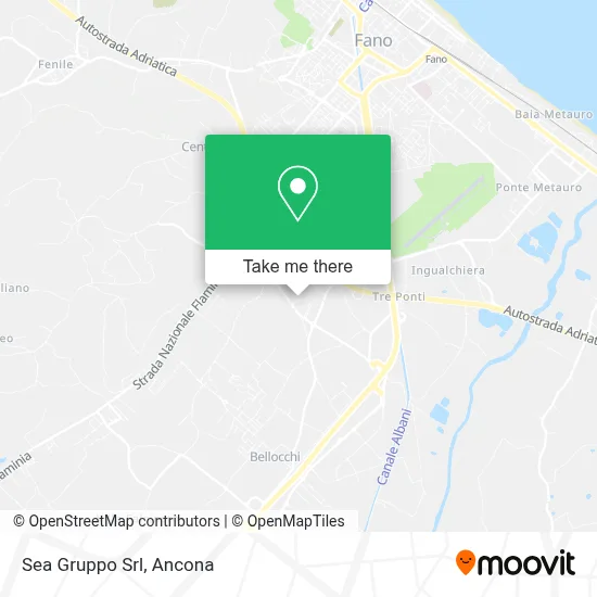 Sea Gruppo Srl map