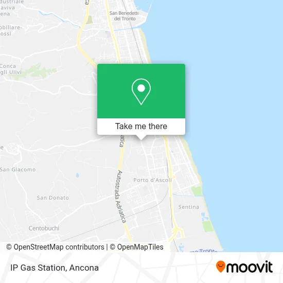 IP Gas Station map