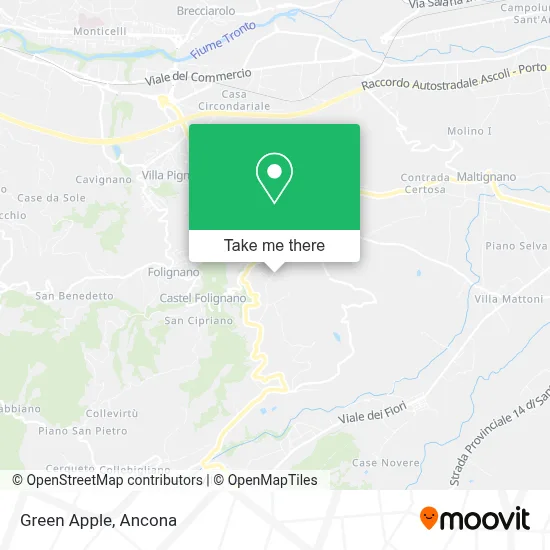 Green Apple map