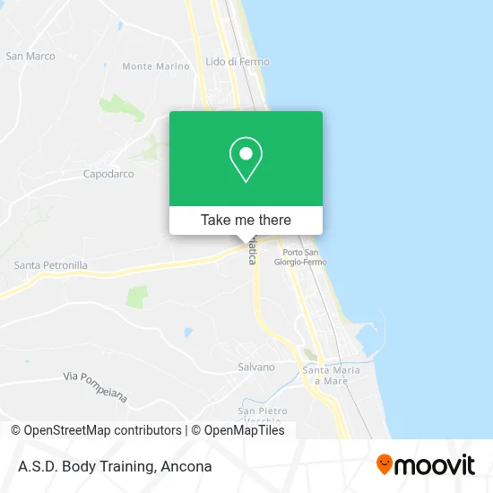 A.S.D. Body Training map