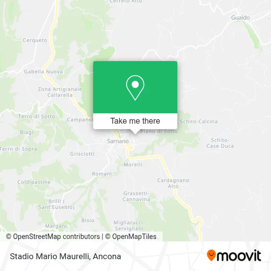 Stadio Mario Maurelli map