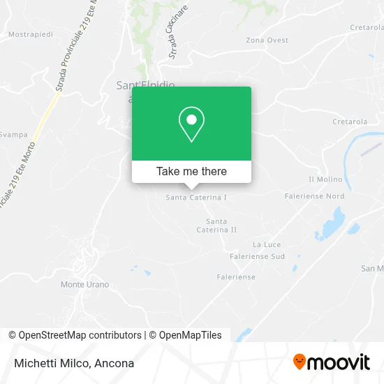 Michetti Milco map