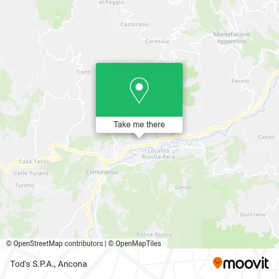 Tod's S.P.A. map