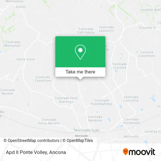 Apd Il Ponte Volley map