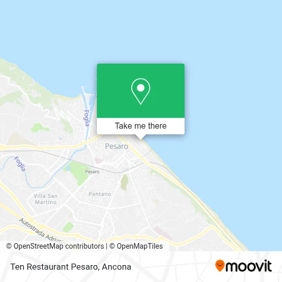 Ten Restaurant Pesaro map
