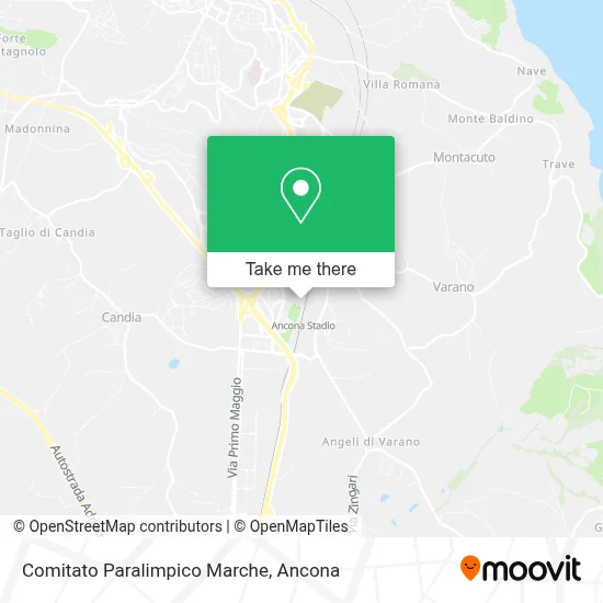 Comitato Paralimpico Marche map