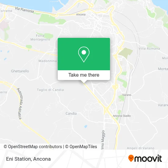 Eni Station map