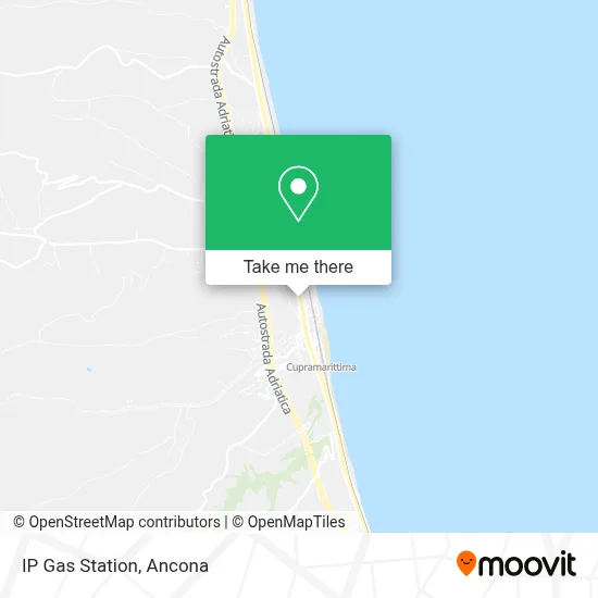IP Gas Station map