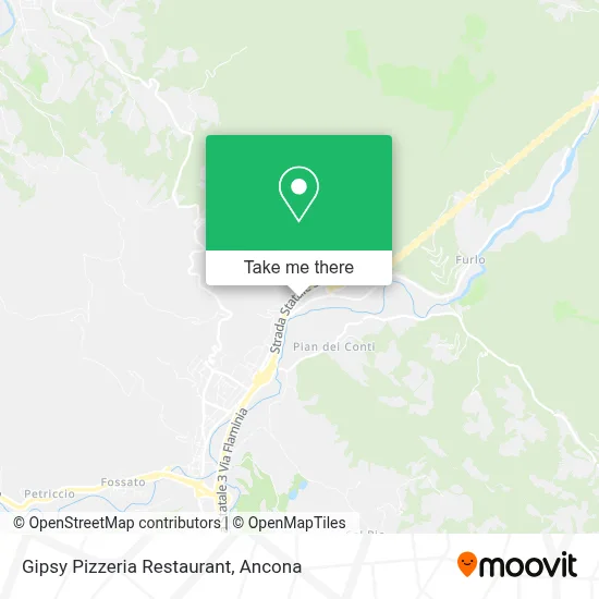 Gipsy Pizzeria Restaurant map
