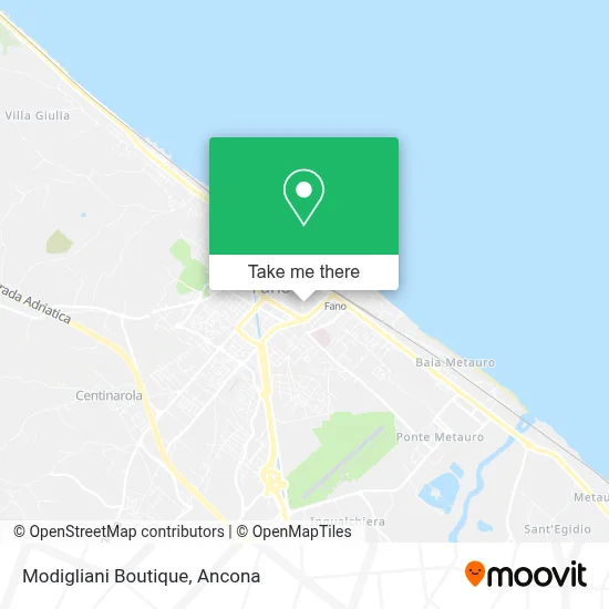 Modigliani Boutique map