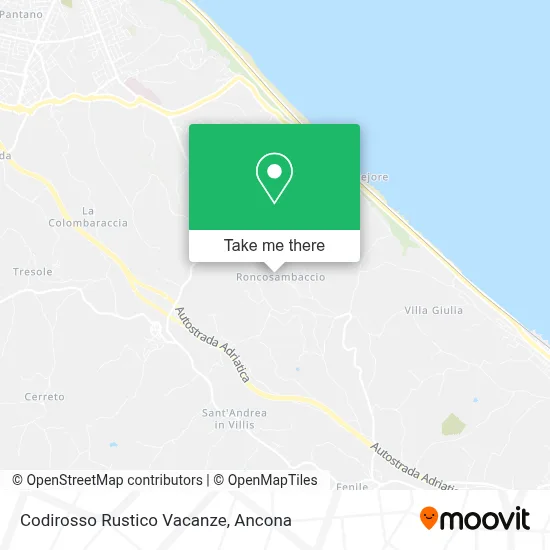 Codirosso Rustico Vacanze map