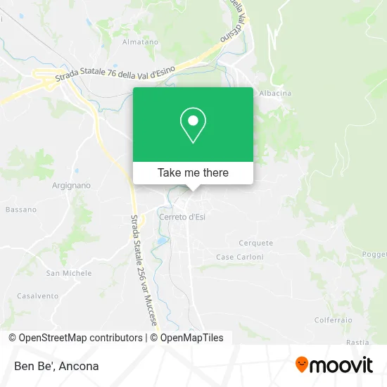 Ben Be' map