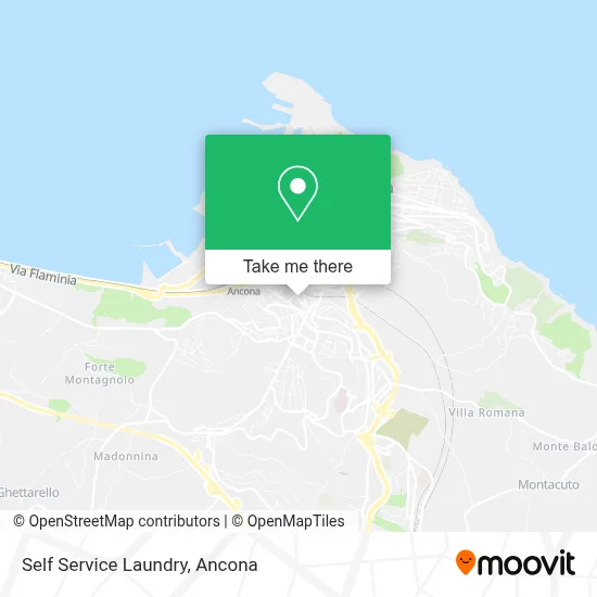 Self Service Laundry map
