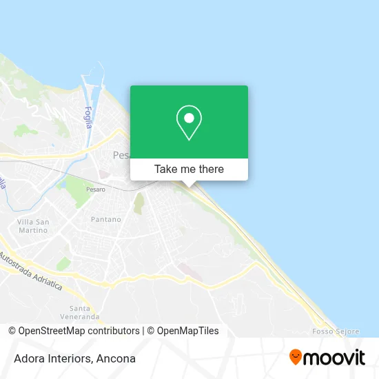 Adora Interiors map