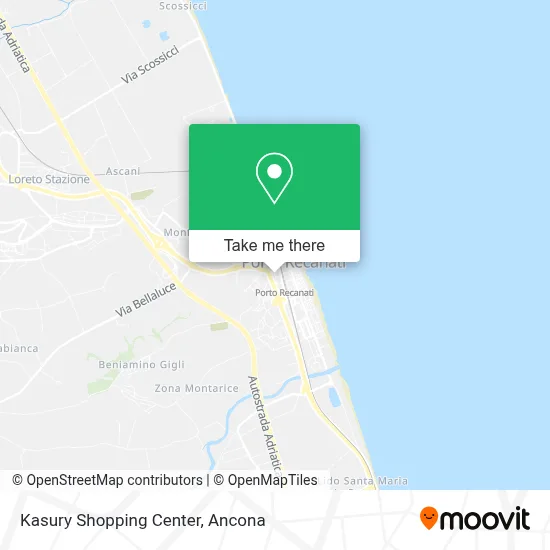 Kasury Shopping Center map