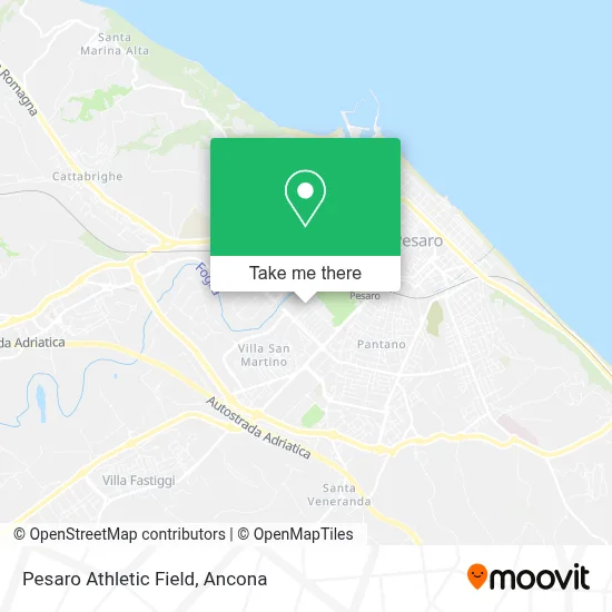 Pesaro Athletic Field map