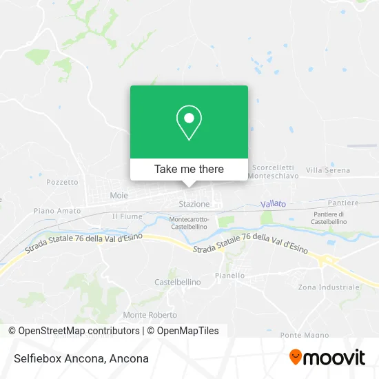 Selfiebox Ancona map