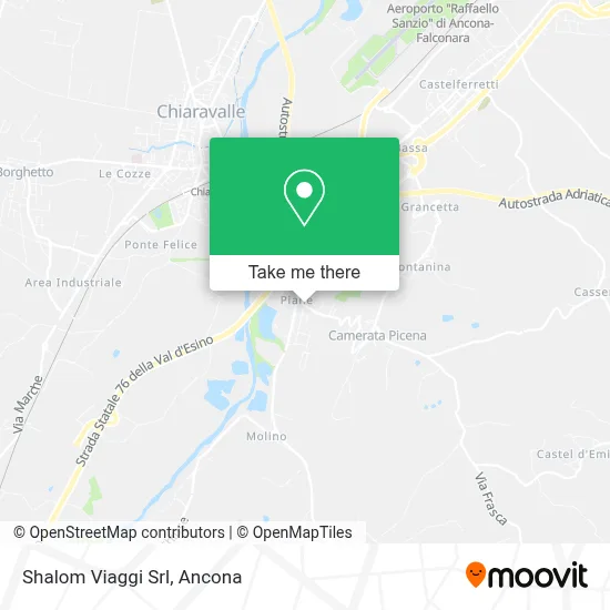 Shalom Viaggi Srl map