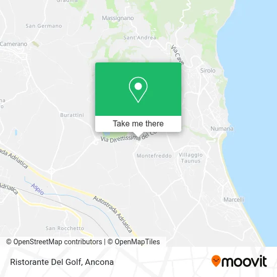 Ristorante Del Golf map