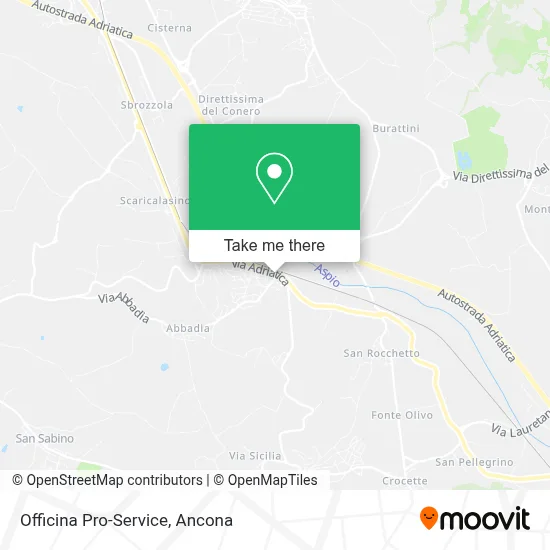 Officina Pro-Service map