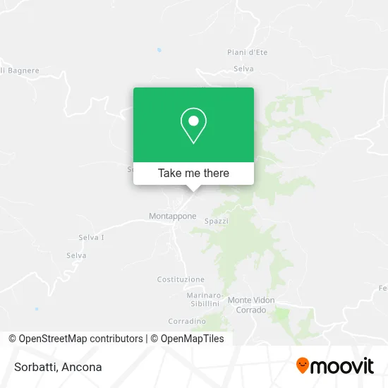 Sorbatti map