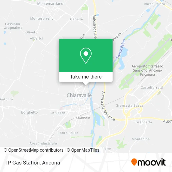 IP Gas Station map