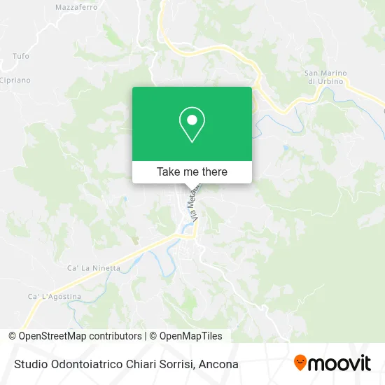 Studio Odontoiatrico Chiari Sorrisi map