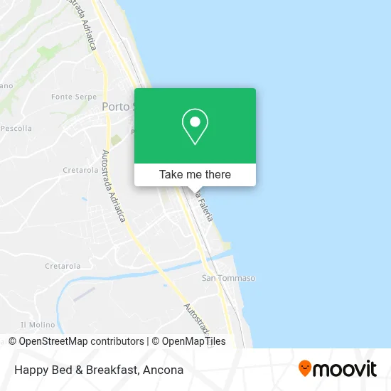 Happy Bed & Breakfast map