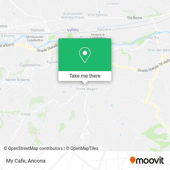 My Cafe map