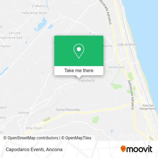 Capodarco Eventi map
