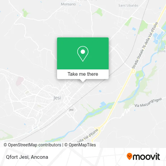 Qfort Jesi map