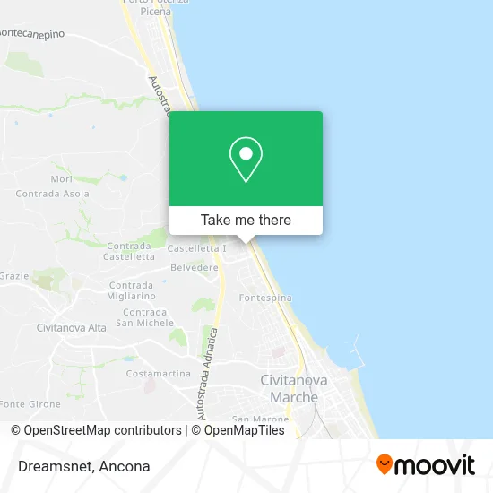 Dreamsnet map