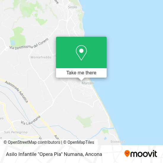 Asilo Infantile "Opera Pia" Numana map