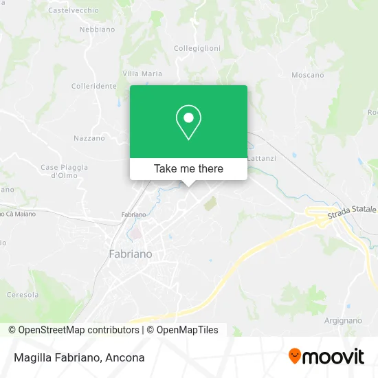 Magilla Fabriano map