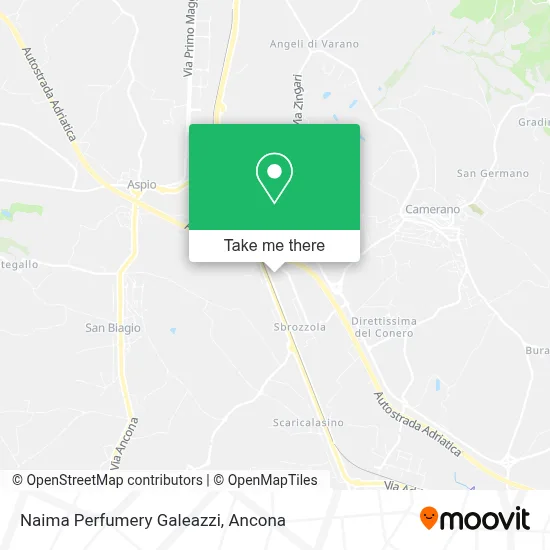 Naima Perfumery Galeazzi map