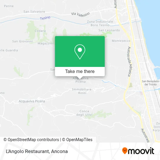 L'Angolo Restaurant map