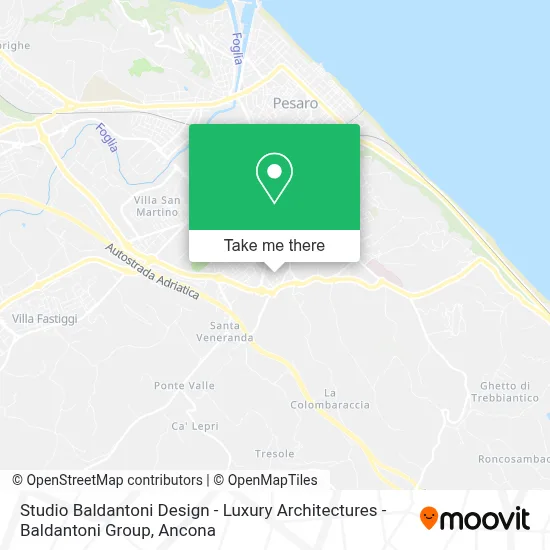 Studio Baldantoni Design - Luxury Architectures - Baldantoni Group map