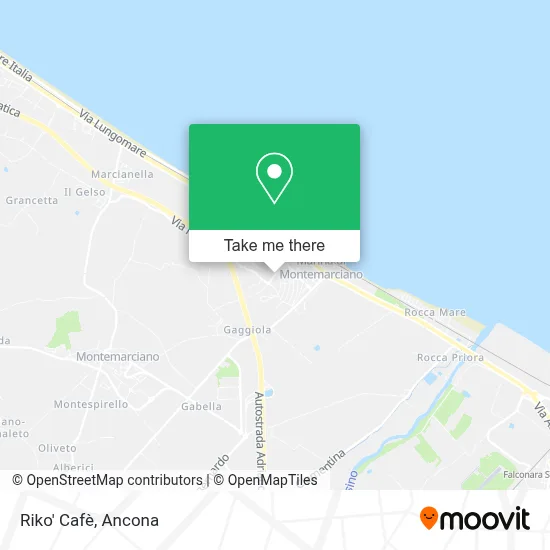Riko' Cafè map