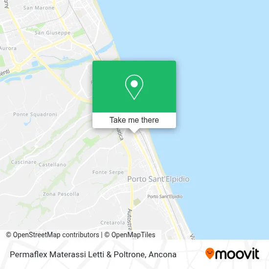 Permaflex Materassi Letti & Poltrone map
