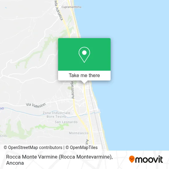 Rocca Monte Varmine (Rocca Montevarmine) map