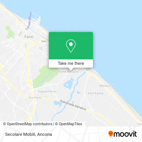 Secolare Mobili map