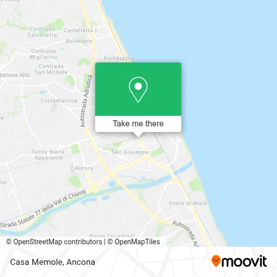 Casa Memole map
