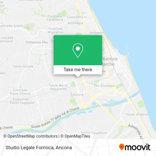 Studio Legale Formica map