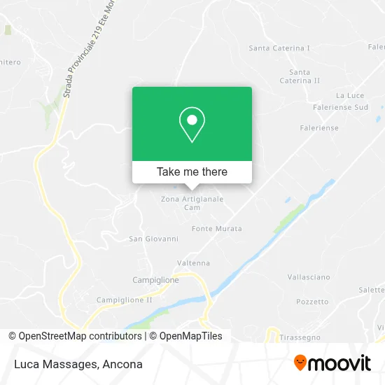 Luca Massages map