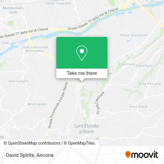 David Spirits map
